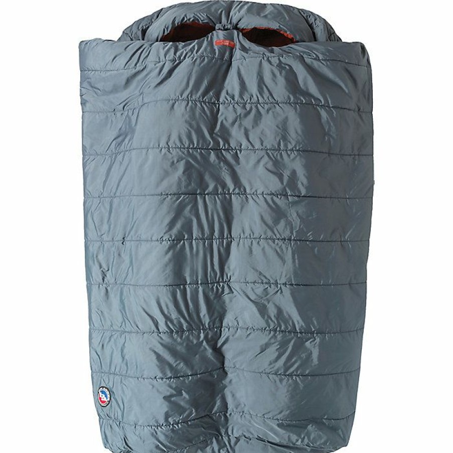 Womens Sleeping Bags Big Agnes | Big Agnes Dream Island 35 Sleeping Bag Slate / Orange