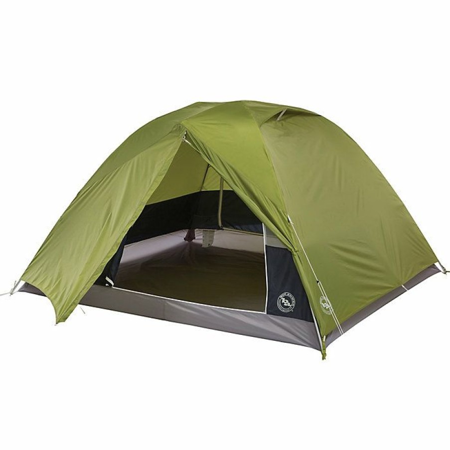 Hiking And Camping Gear Big Agnes | Big Agnes Blacktail 4 Person Tent Green