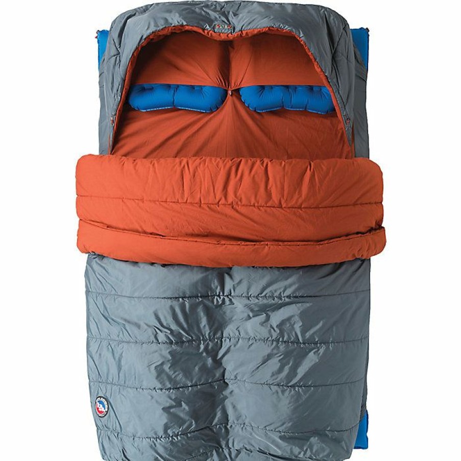 Womens Sleeping Bags Big Agnes | Big Agnes Dream Island 20 Sleeping Bag Slate / Orange