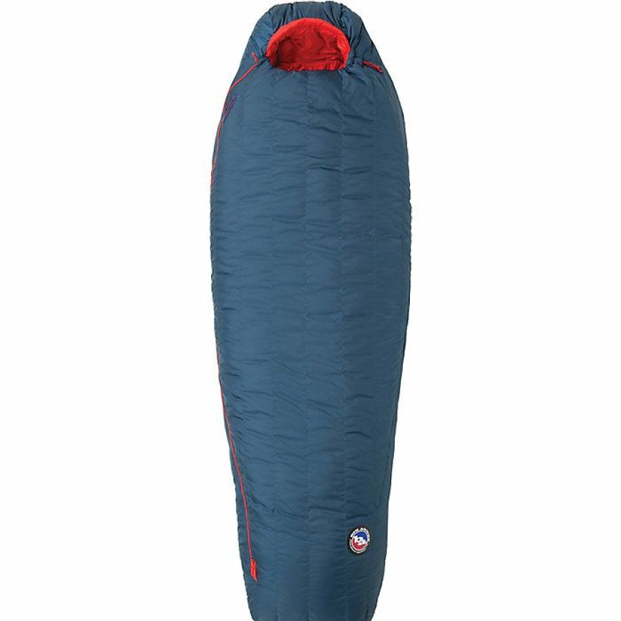 Womens Sleeping Bags Big Agnes | Big Agnes Anvil Horn 0 Degree Sleeping Bag Blue/Red