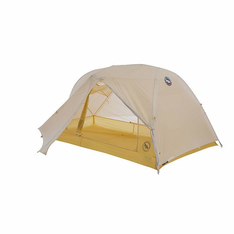 Hiking And Camping Gear Big Agnes | Big Agnes Tiger Wall Ul2 Solution Dye Tent Gray/Yellow