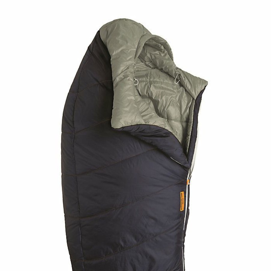 Hiking And Camping Gear Big Agnes | Big Agnes Sidewinder Camp 35 Sleeping Bag Indigo/Gray