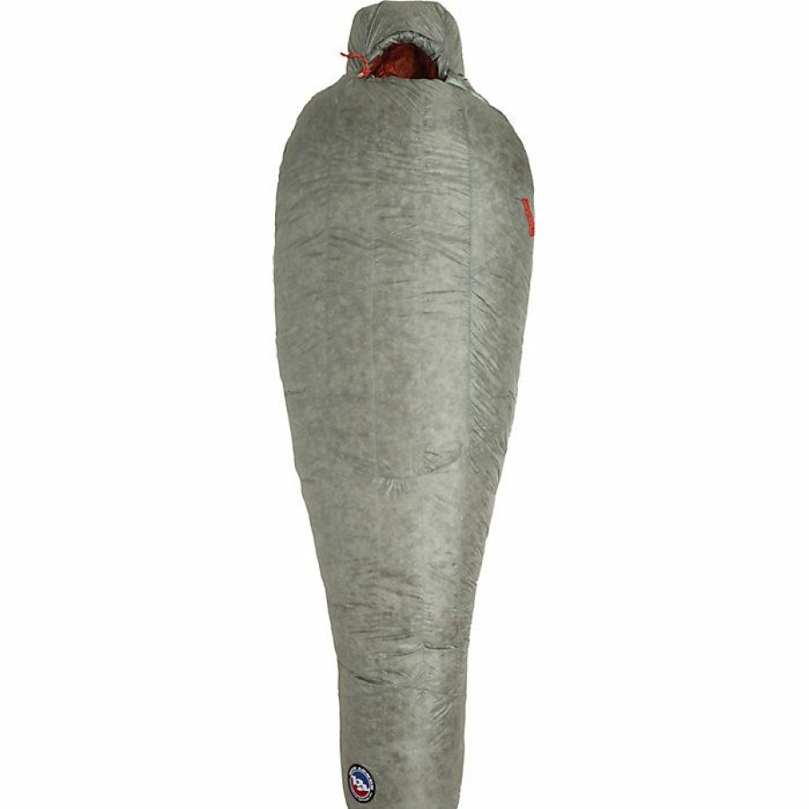 Hiking And Camping Gear Big Agnes | Big Agnes Star Fire 0 Sleeping Bag Gray/Pumpkin