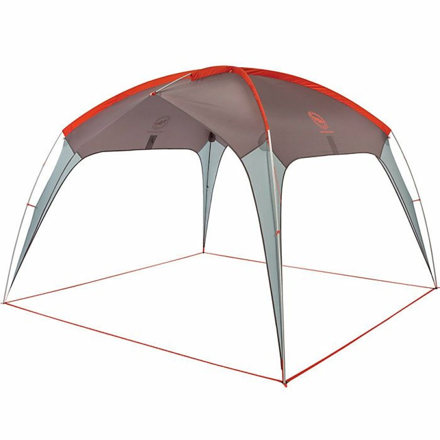 Hiking And Camping Gear Big Agnes | Big Agnes Three Forks Shelter Orange/Taupe/Gray