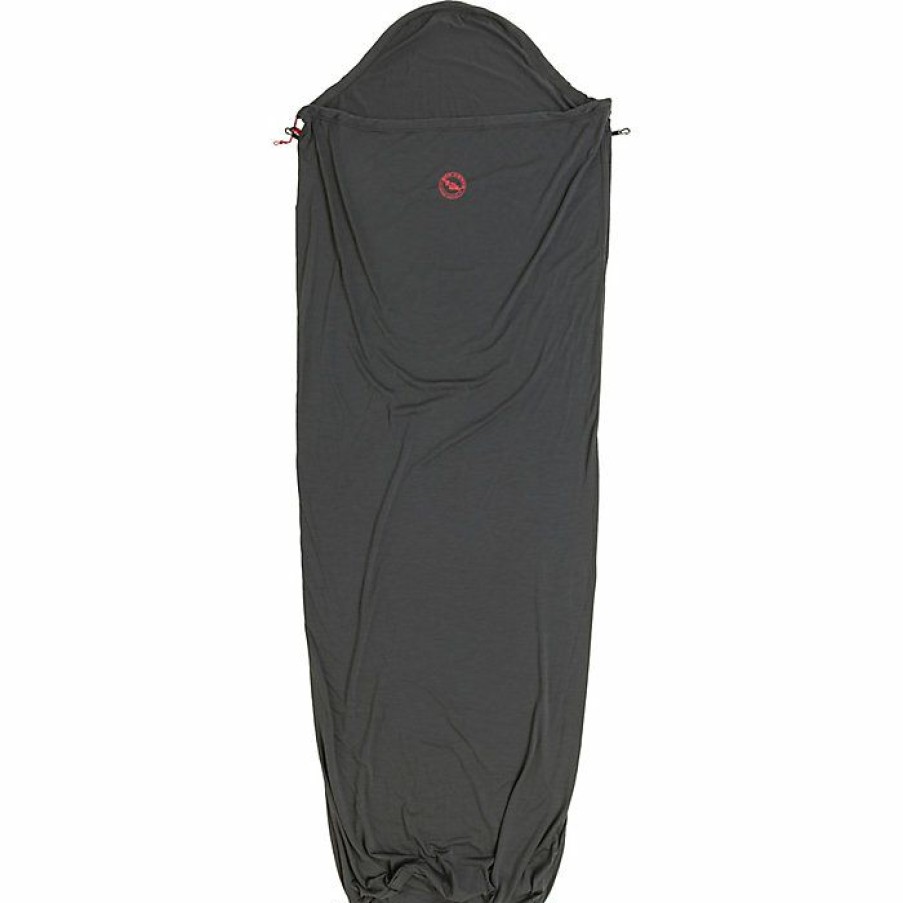 Hiking And Camping Gear Big Agnes | Big Agnes Wool Sleeping Bag Liner Gray