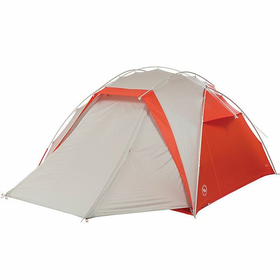 Hiking And Camping Gear Big Agnes | Big Agnes Bird Beak Sl3 Tent Gray/Orange