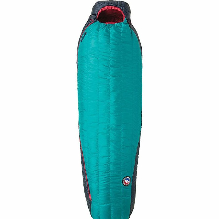 Hiking And Camping Gear Big Agnes | Big Agnes Women'S Daisy Mae 15 Degree Sleeping Bag Aqua/Navy