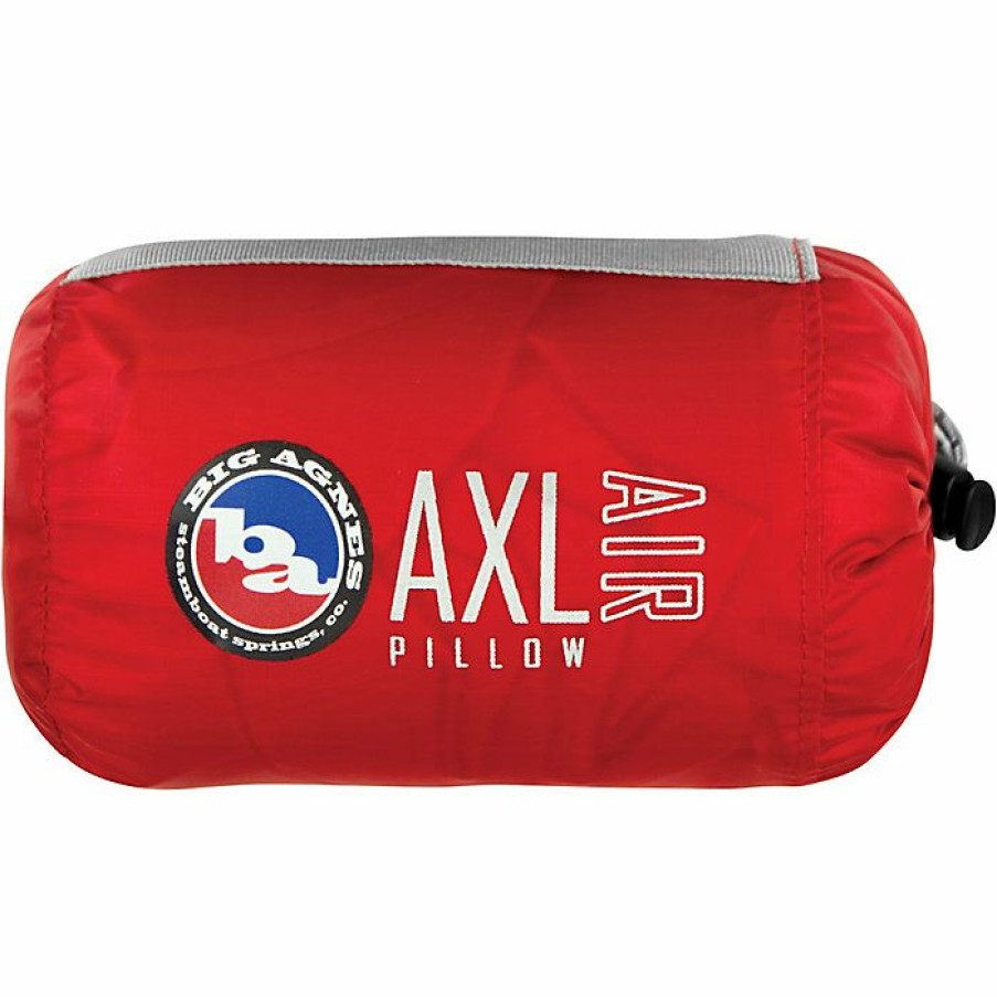 Hiking And Camping Gear Big Agnes | Big Agnes Axl Air Pillow Red