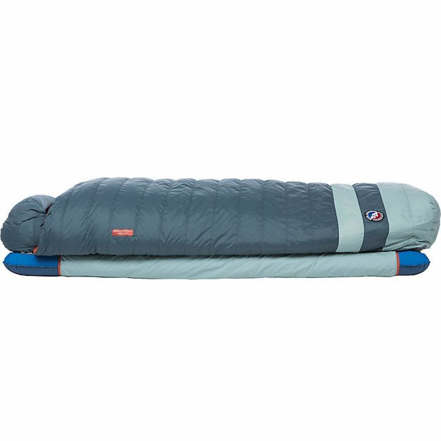 Hiking And Camping Gear Big Agnes | Big Agnes Diamond Park 0 Sleeping Bag Gray/Slate