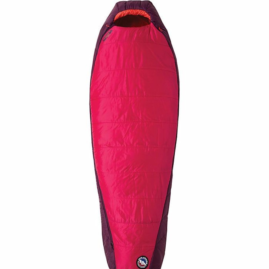 Hiking And Camping Gear Big Agnes | Big Agnes Women'S Sunbeam 30 Degree Sleeping Bag Red/Paprika