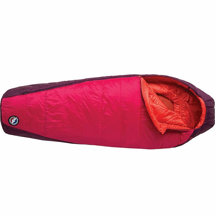 Hiking And Camping Gear Big Agnes | Big Agnes Women'S Sunbeam 30 Degree Sleeping Bag Red/Paprika