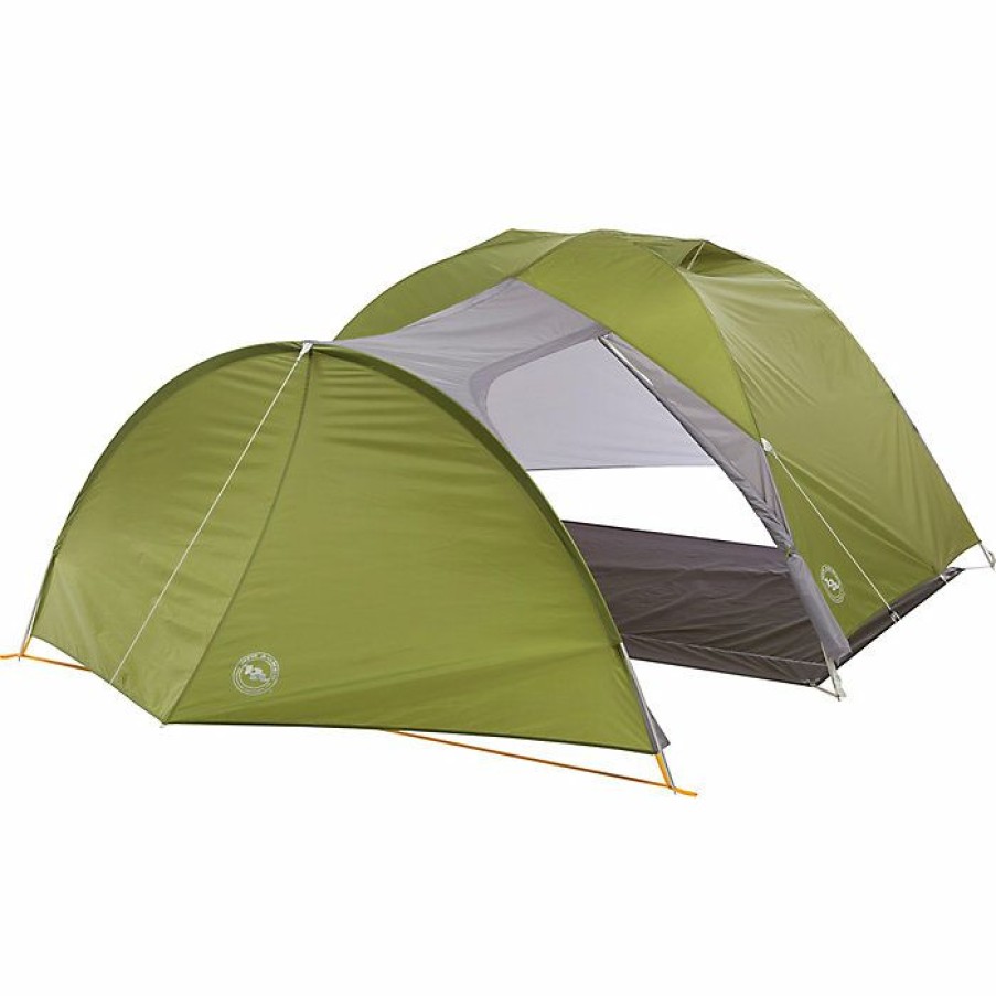 Hiking And Camping Gear Big Agnes | Big Agnes Blacktail Hotel 3 Person Tent Green/Gray