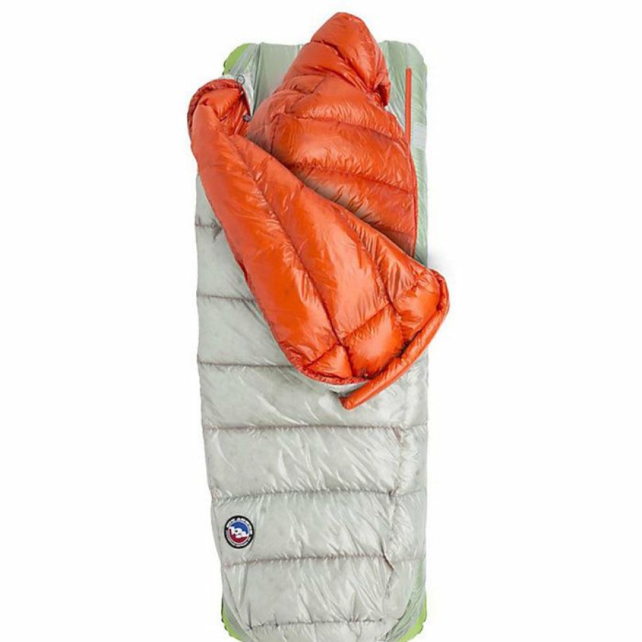 Womens Sleeping Bags Big Agnes | Big Agnes Lost Ranger Ul 3N1 15 Sleeping Bag Grey / Orange