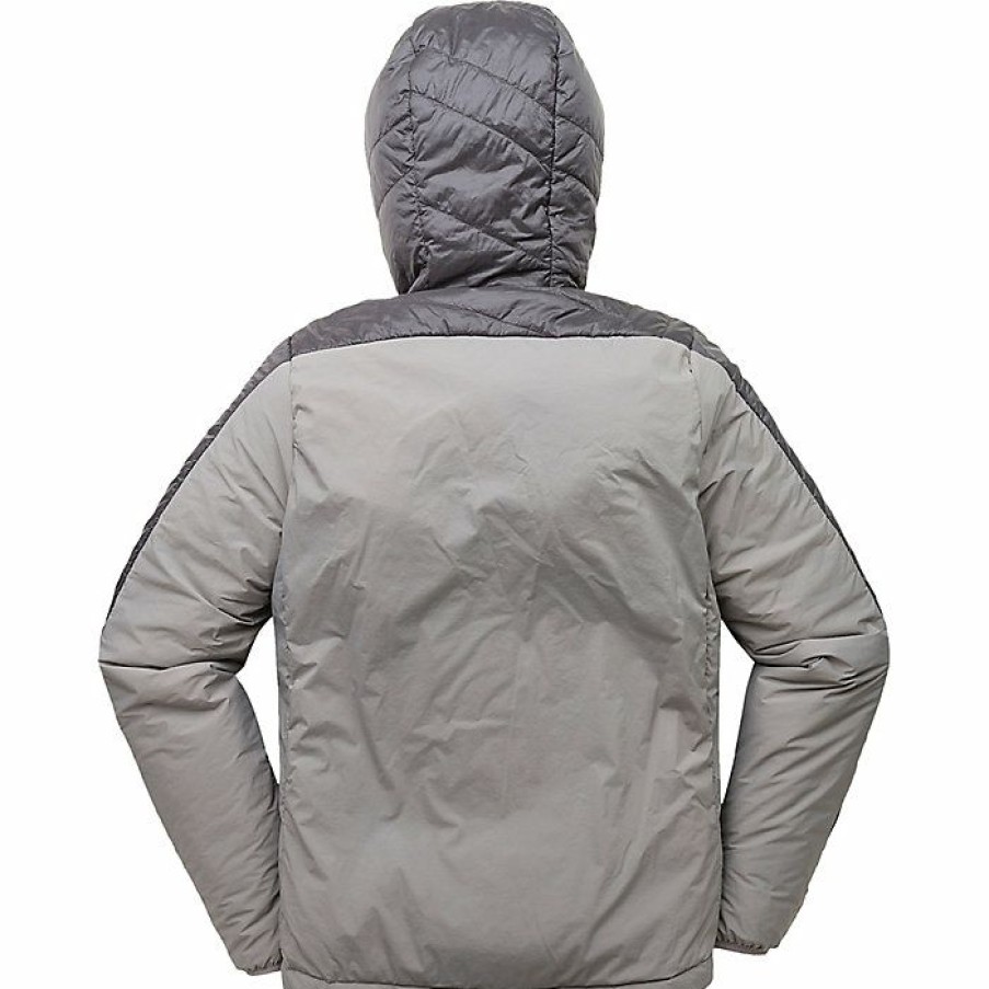 Mens Outerwear Big Agnes | Big Agnes Men'S Porcupine Hooded Pullover Asphalt / Grey