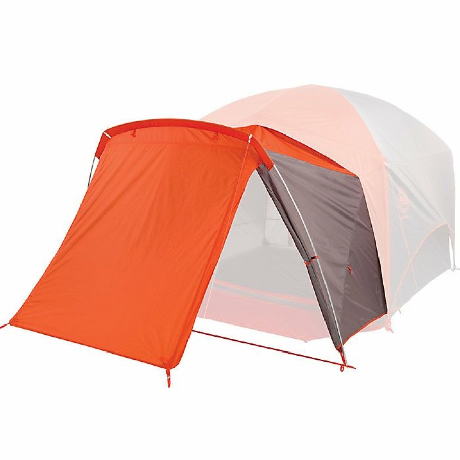 Hiking And Camping Gear Big Agnes | Big Agnes Big House 4P Vestibule Orange/Taupe