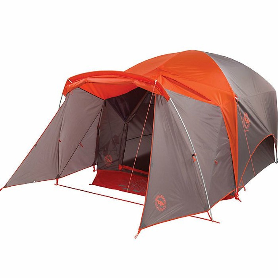 Hiking And Camping Gear Big Agnes | Big Agnes Big House 6P Vestibule Orange/Taupe